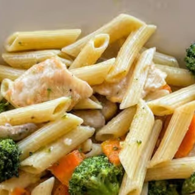 Pasta with Broccoli, Garlic & Oil.