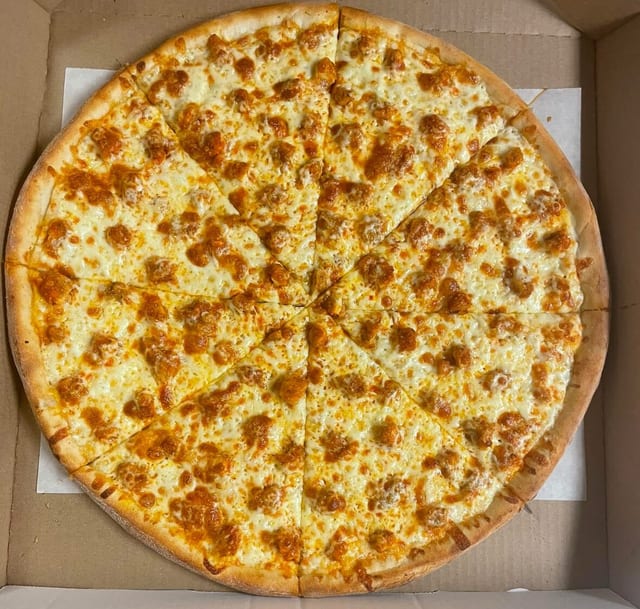 Buffalo Chicken Pizza.