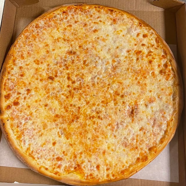 Round Cheese Pizza.