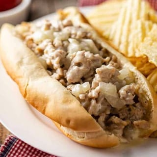 Philly Chicken Cheesesteak Sandwich